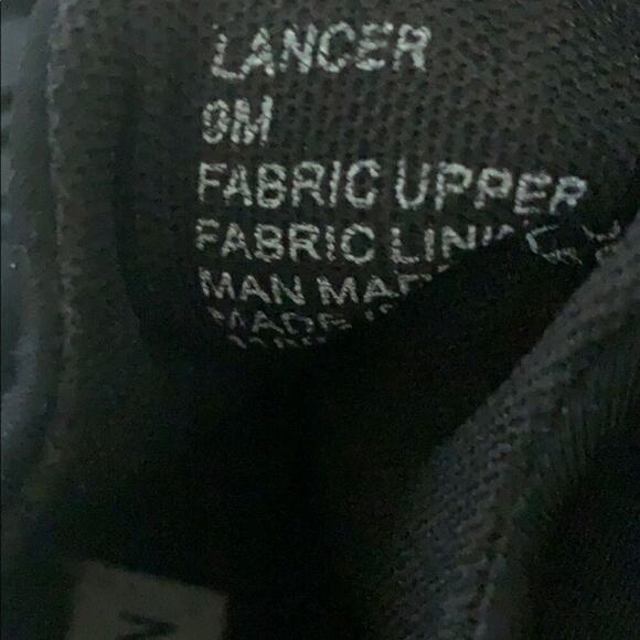 STEVE MADDEN‎ LANCER BLACK SNEAKERS SIZE 9M - Picture 6 of 7
